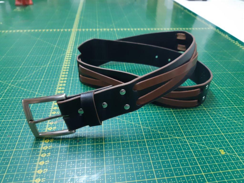Ceinture en cuir personnalisée